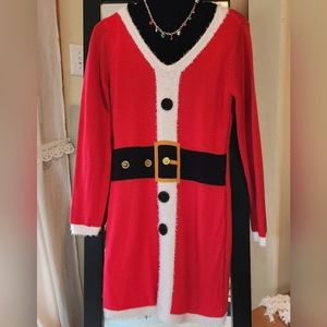 Santa sweater dress. like new 🤶